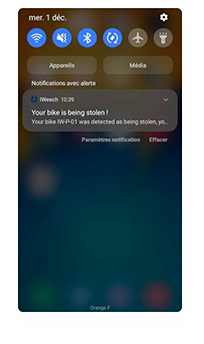 notification-velo-vole-IWEECH Notification mobile vol de votre vélo